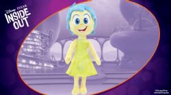 PELUCHE DISNEY PIXAR VICE-VERSA - JOIE (JOY) 30 CM (12